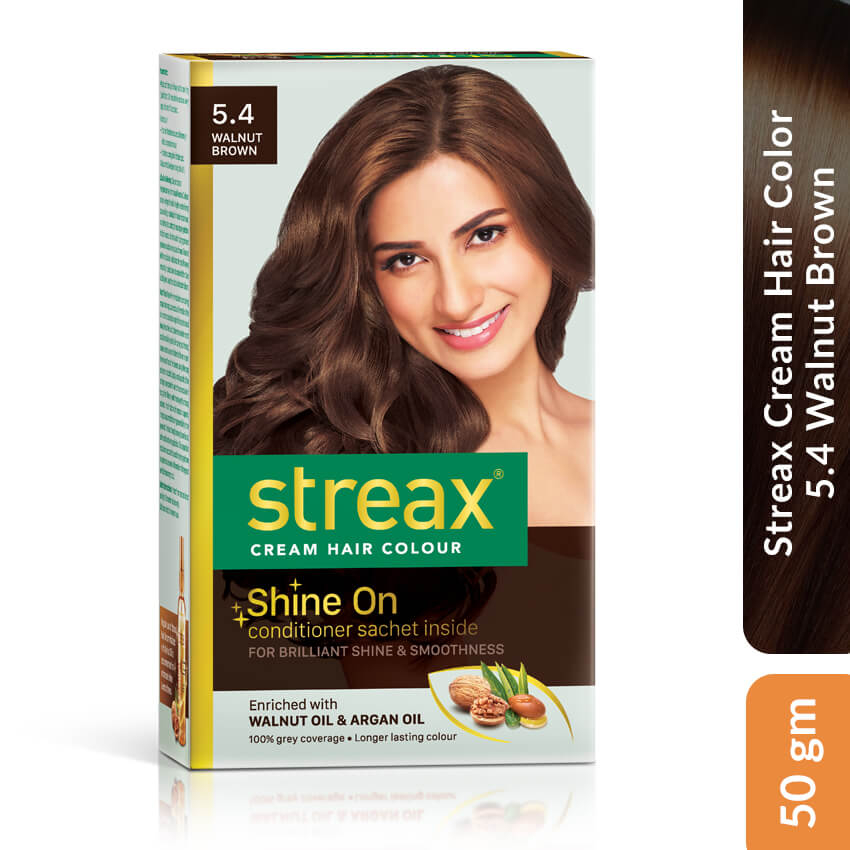 Streax Hair Colour Walnut Brown 50gm