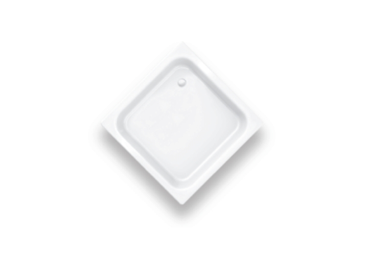 Parryware Universal Ceramic Shower Tray with Embossed Anti-Slip(900x900x135mm) C8739A1