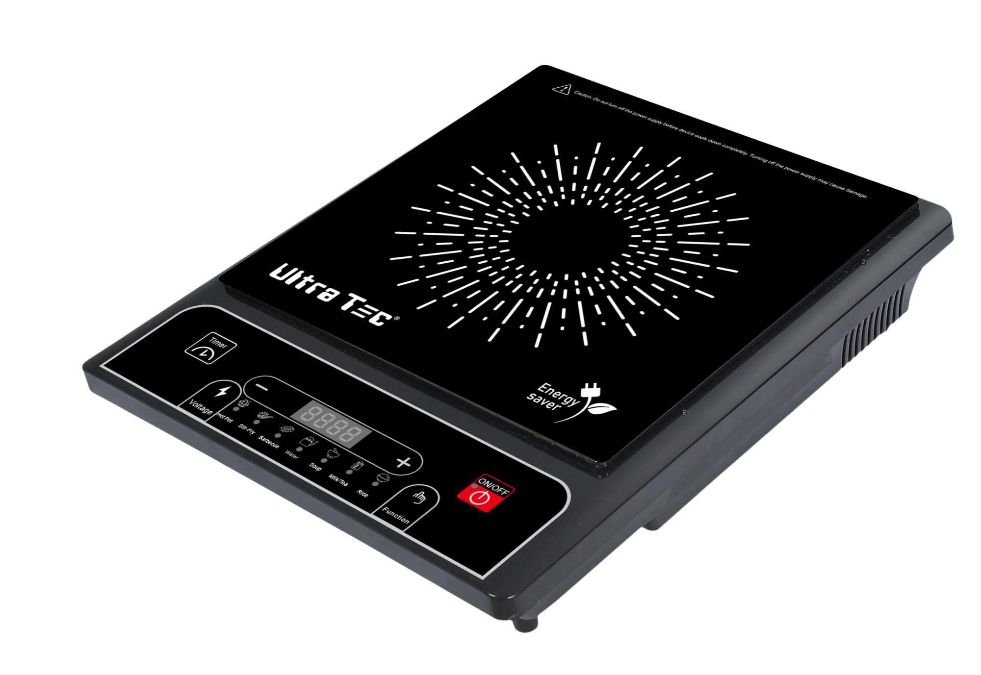UltraTec UTIN-E20 2000W Induction Cooker Push Button