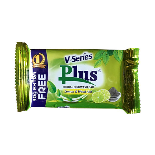 V-series Plus Herbal Dishwash Bar 100gm