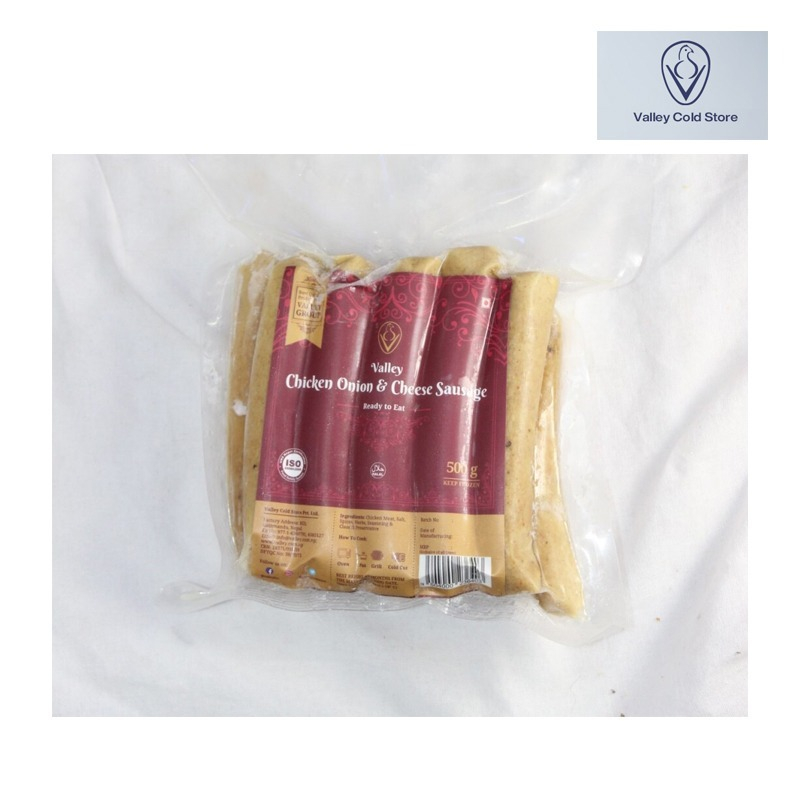 Valley Cs Chicken Onion & Cheese Sausage 500gm 
