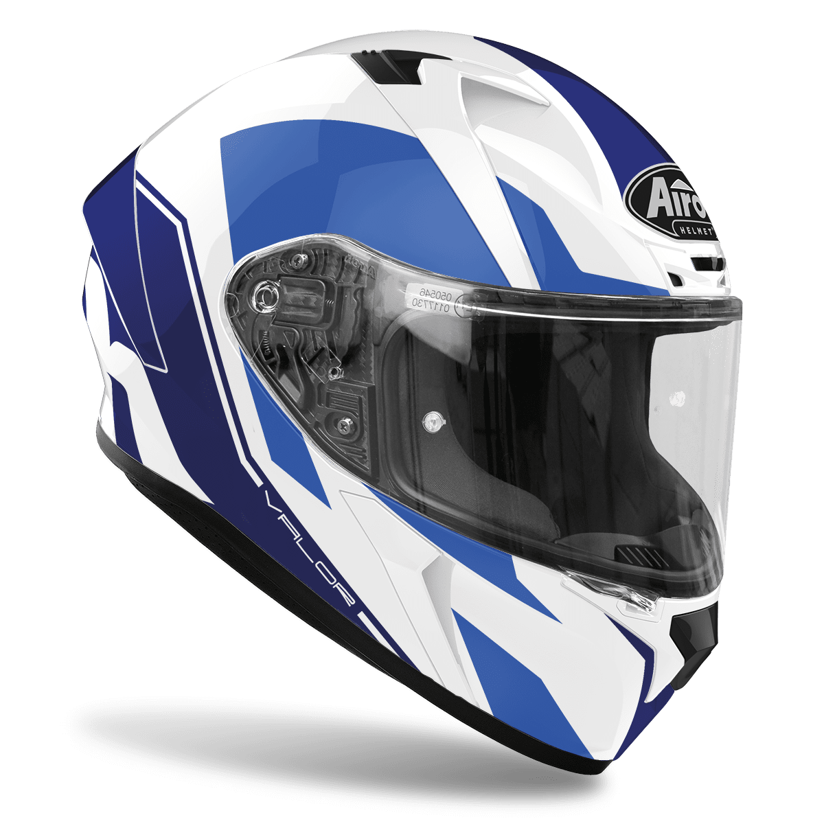 Airoh Valor Wings Gloss Blue Full Face Motorcycle Helmet (vaw18)