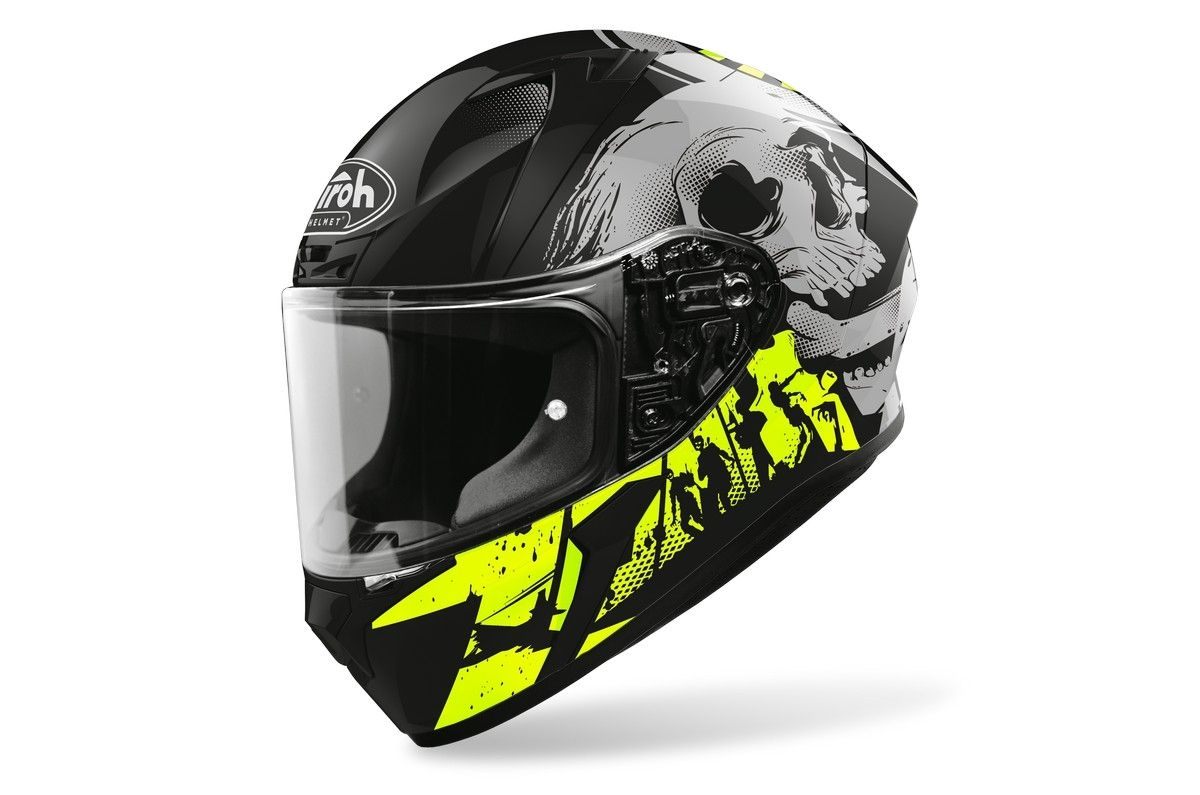 Airoh Full Face Helmet Airoh Valor Akuna Yellow Gloss(vaa31)