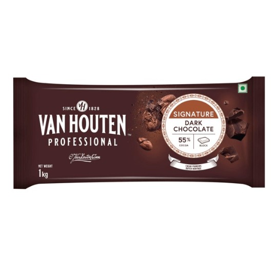 Van Houten Professional Dark chocolate Blocks 46.5%