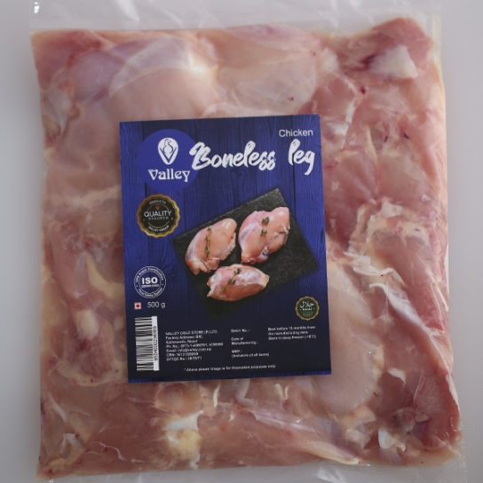 Valley Cs Chicken Boneless Leg 500gm 