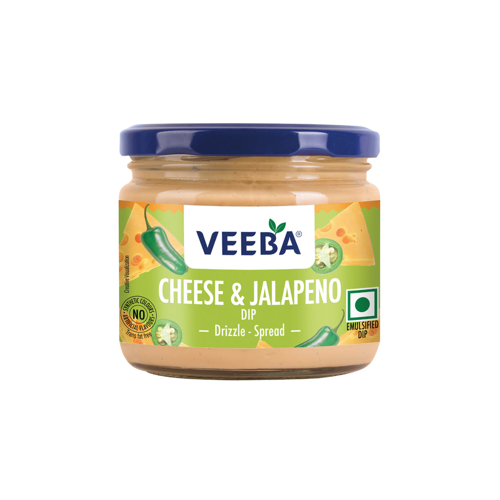 Veeba Cheese & Jalapeno Dip 300 Gm 