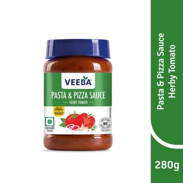 Veeba Pasta & Pizza Sauce Herby Tomato 280 Gm