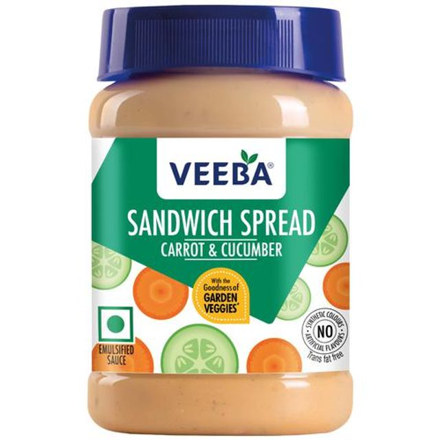 Veeba Sandwich Spread Carrot & Cucumber 250 Gm