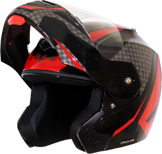 Vega Crux Dx Checks Motorbike Helmet