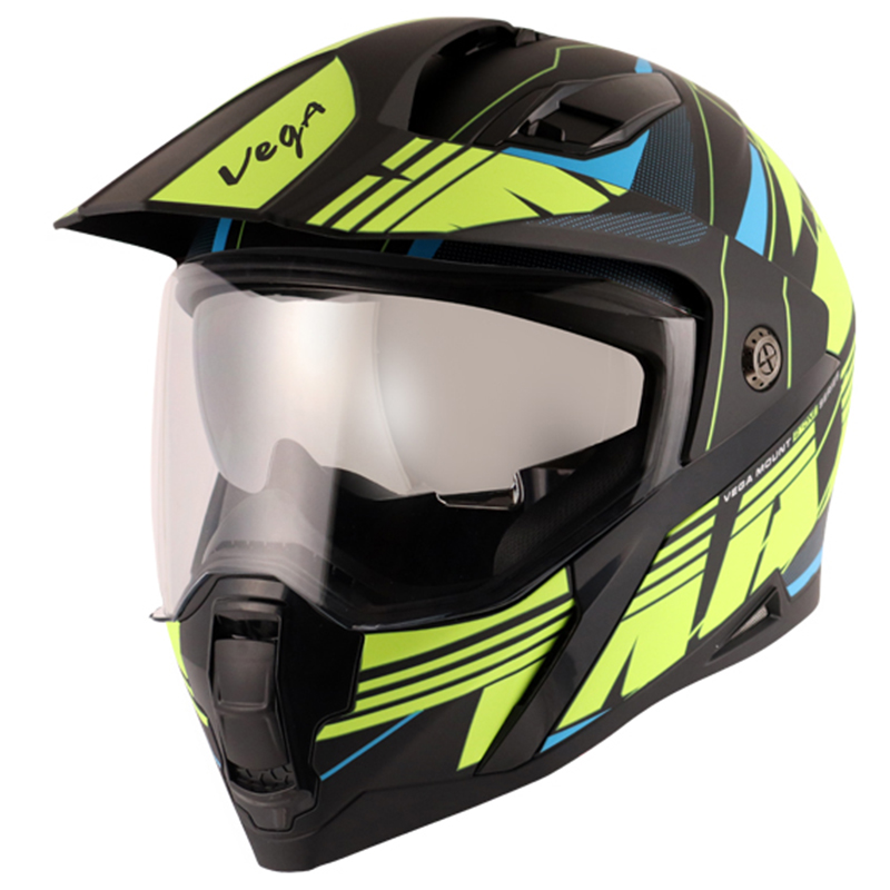 Vega Mount D/v Max Dull Black Neon Yellow Helmet