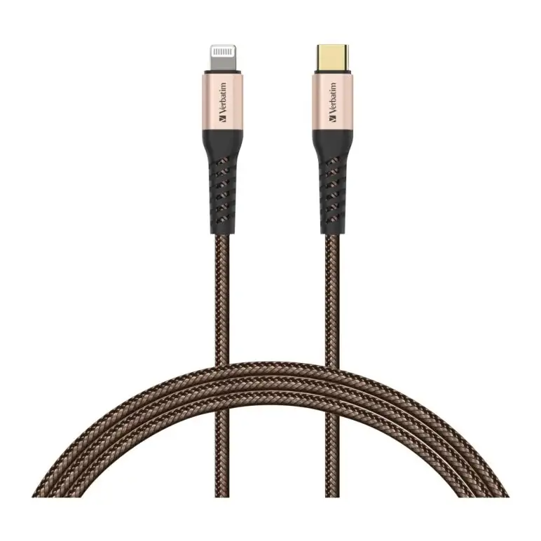 Verbatim 66049 Type C to Lightning Cable with Kevlar 120cm Gold