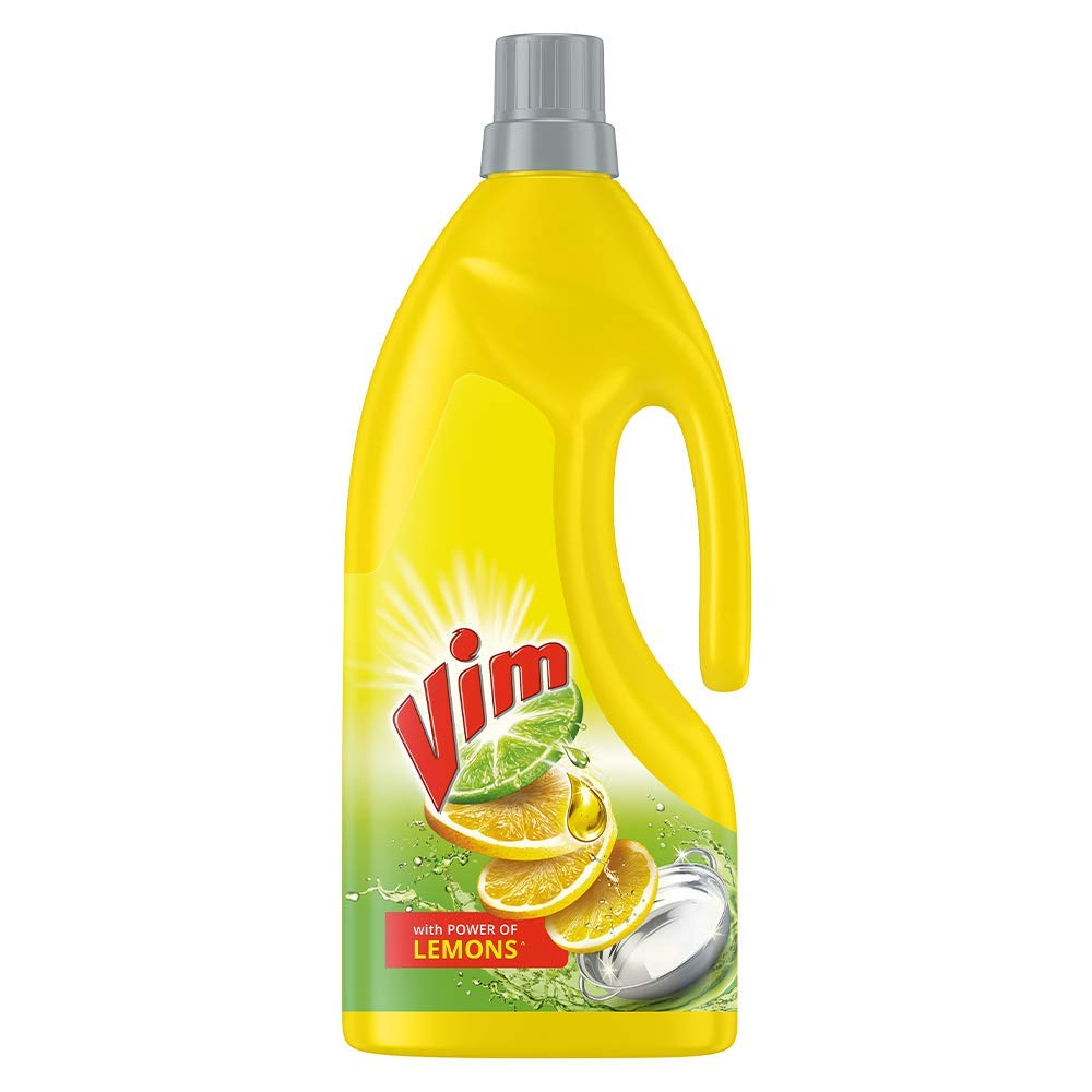 Vim Dishwash Liquid Gel Lemon Yellow 1.8L