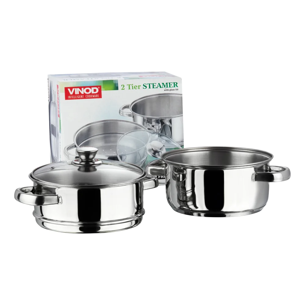 VINOD STEAMER 2 TIRE 24 CM GL (VC-6634)