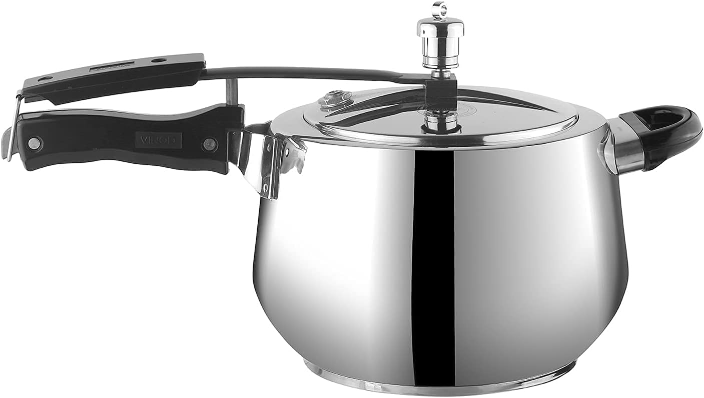 Vinod Pceu2 Pressure Cooker 2L - Stainless Steel Handi Shape Inner Lid