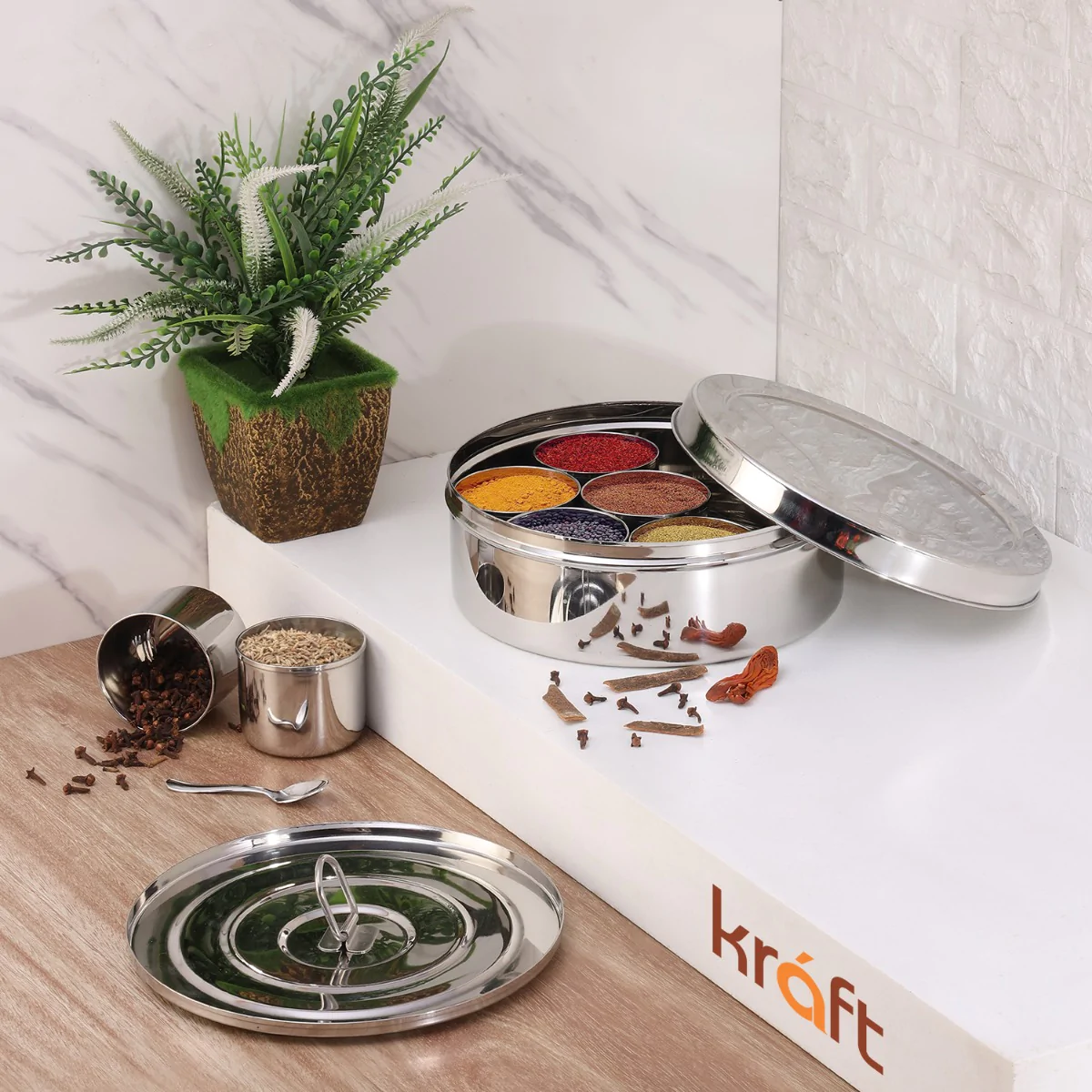 KRAFT SPICE DABBA SMALL (KS-5538) 