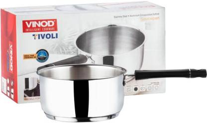 VINOD Stainless Steel Tivoli 1.5L Saucepan Sauce Pan 16 cm diameter