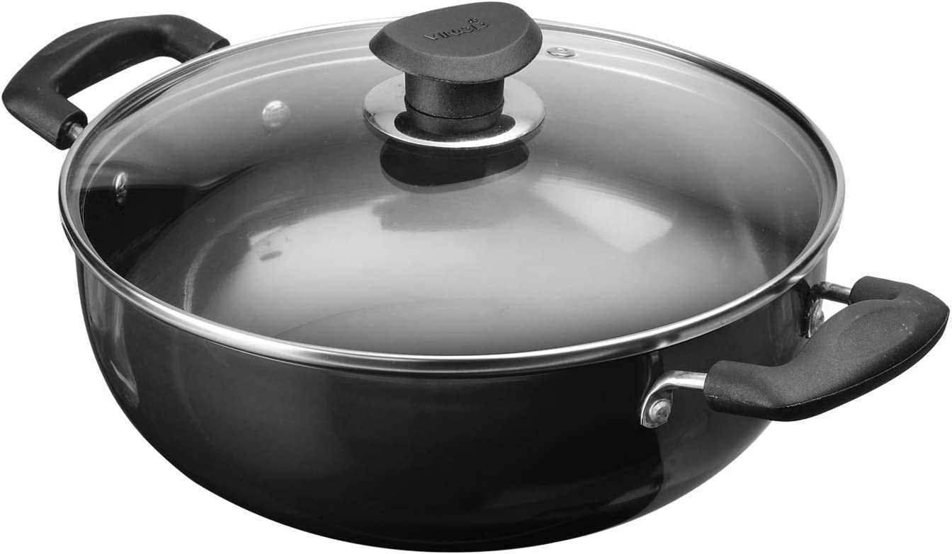 Vinod Black Pearl Plus 4.1L Deep Kadai Gl 26 Cm