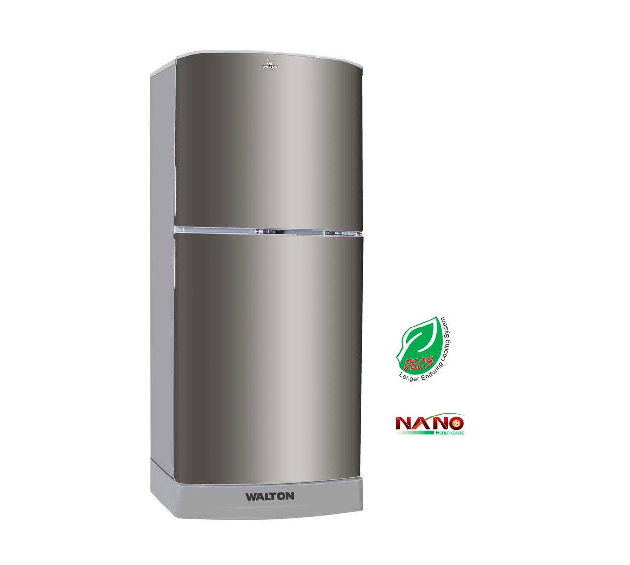 Walton WFD-1B6-RXXX Double Door Refrigerator 132L