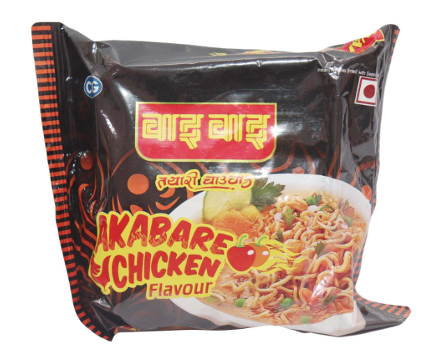 Wai Wai Akabare Chicken Noodles 75gm