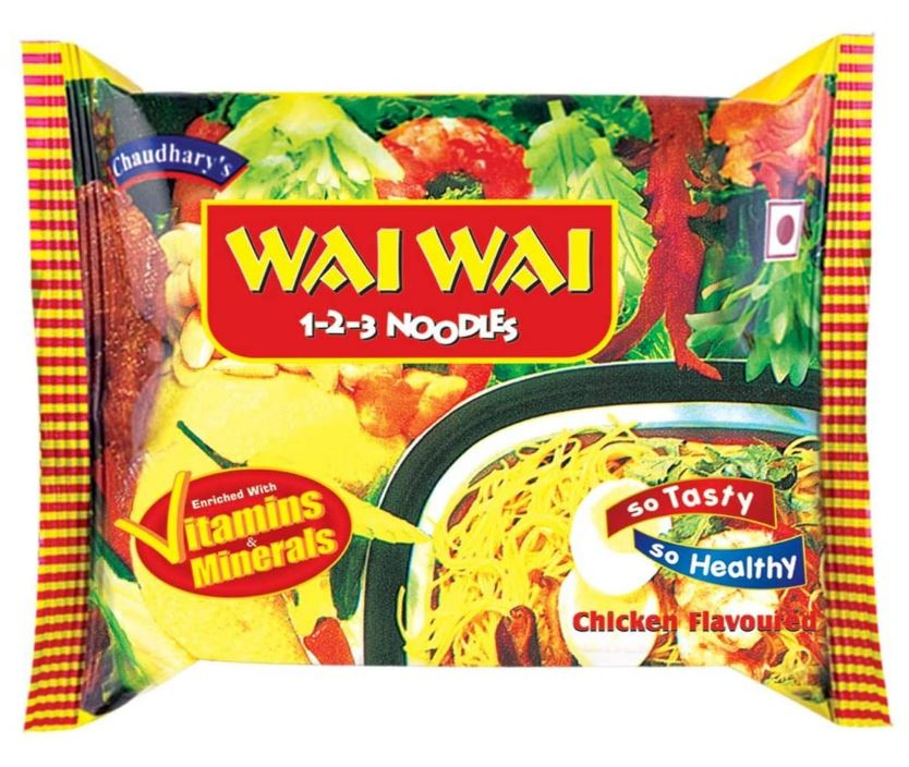 Wai Wai Chicken Flavoured Noodles 65gm