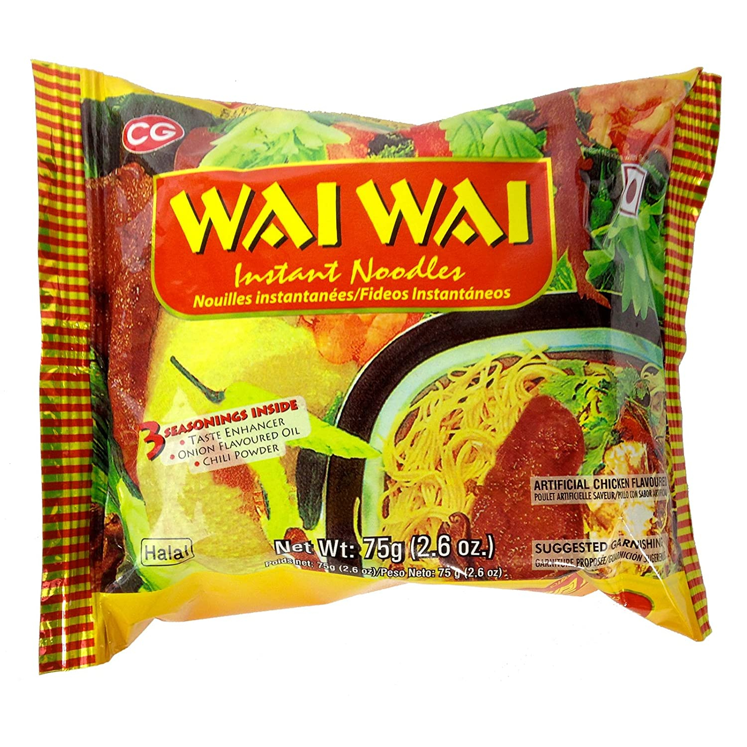 Wai Wai Noodles Chicken 70gm