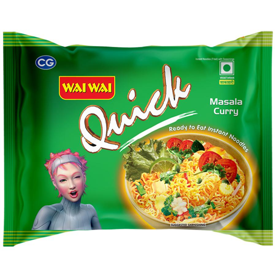 Wai Wai Quick Masala Curry 75gm
