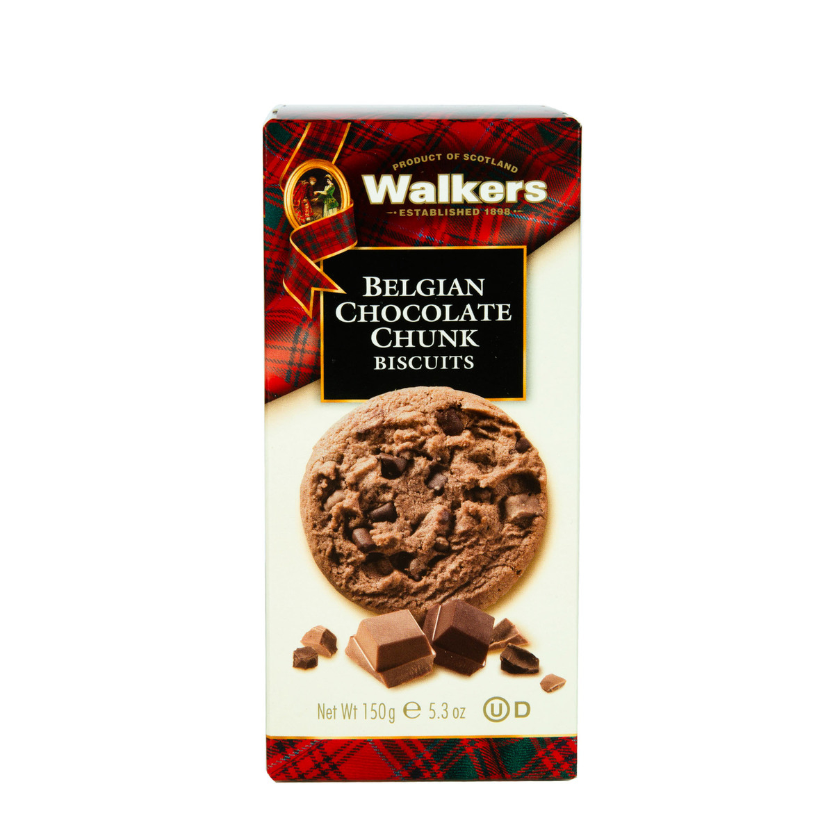 Walkers Belgian Choclate Chunk 150g