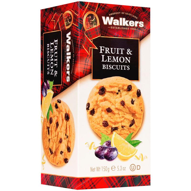 Walkers Fruit & Lemon 150g