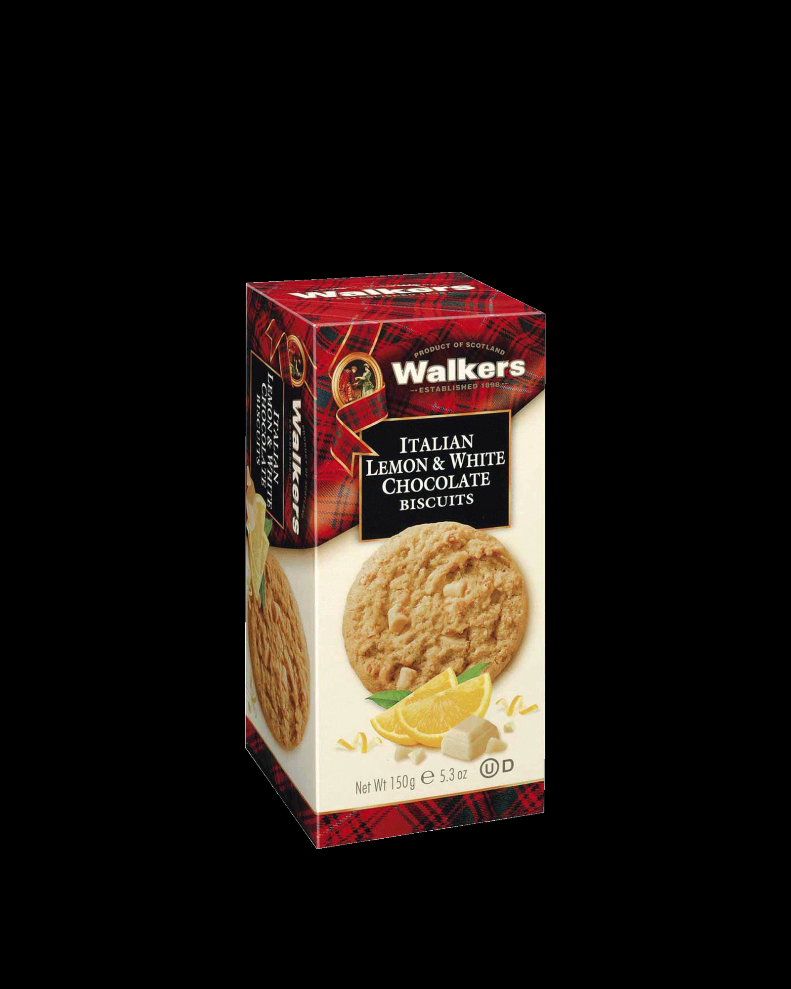 Walkers Italian Lemon & White Choclate 150g