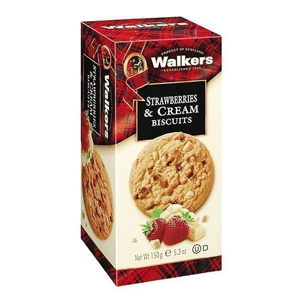 Walkers Strawberries & Cream 150g
