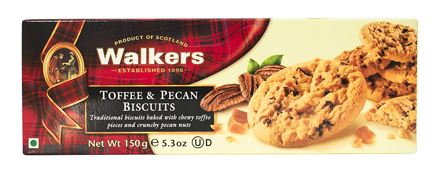 Walkers Toffee & Pecan 150g