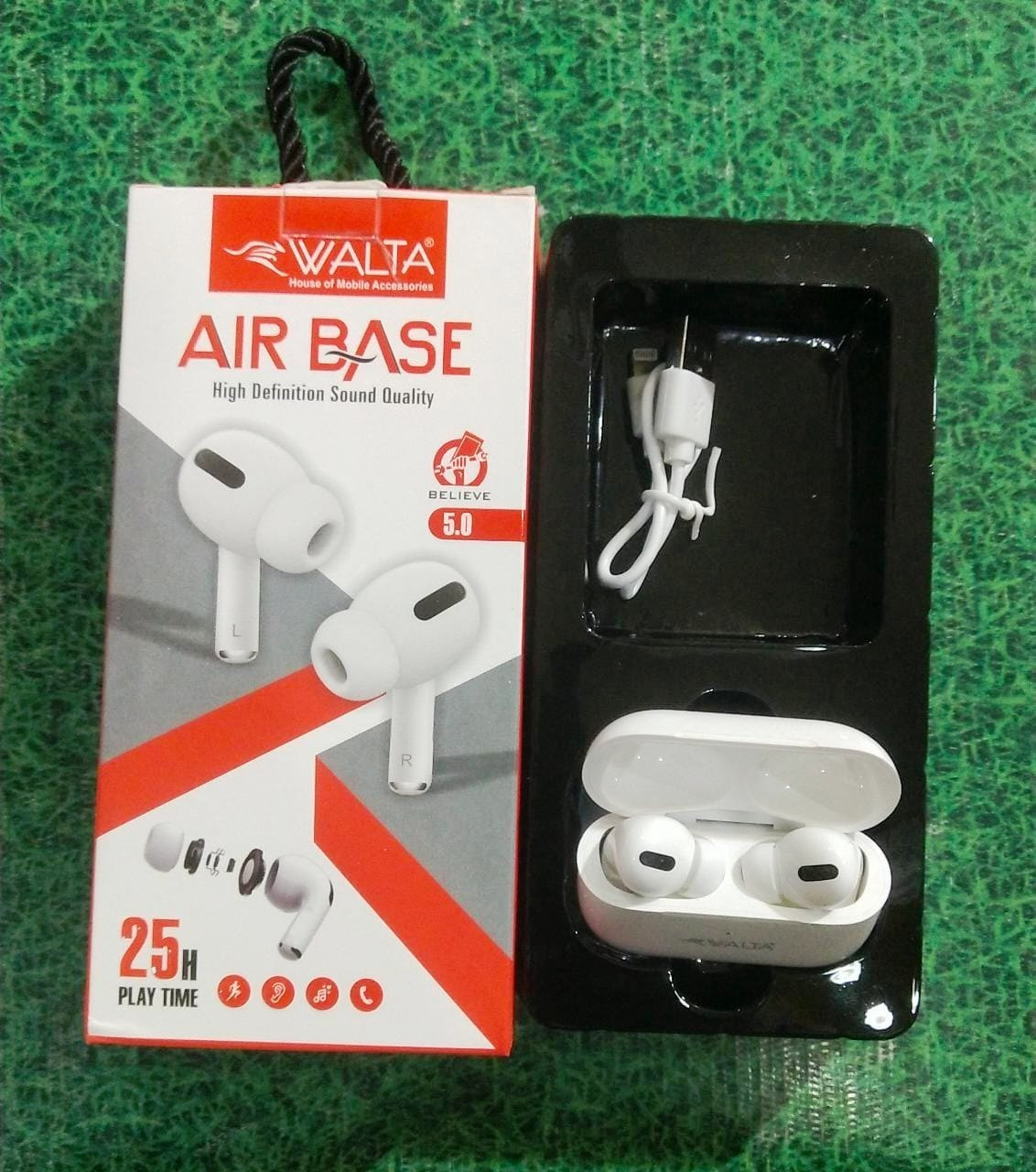 Walta Air Base Wireless Earbuds, White
