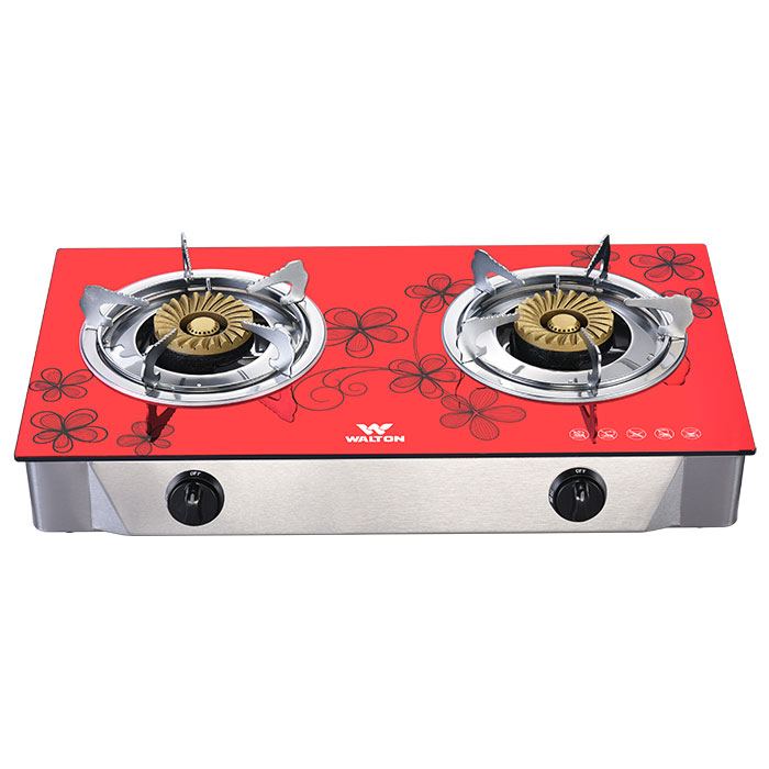 Walton Double Burner Glass Gas Stove WGS-GSHC2(LPG)