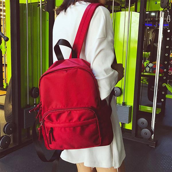 Water Repellent Technology Materials Lightweight Slim Laptop Backpack Red 41001740