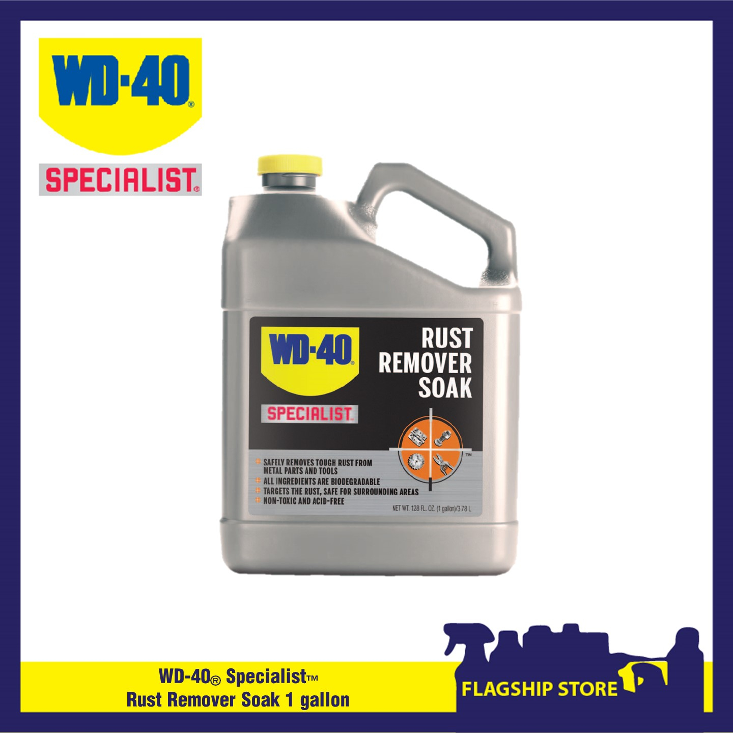 WD-40 Rust Remover Soak-3.78 L