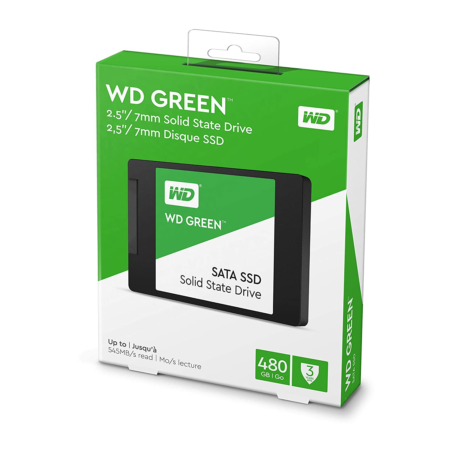 Western Digital WD Green 480 GB 2.5 inch(6.35cm) SATA III Internal Solid State Drive (WDS480G2G0A)