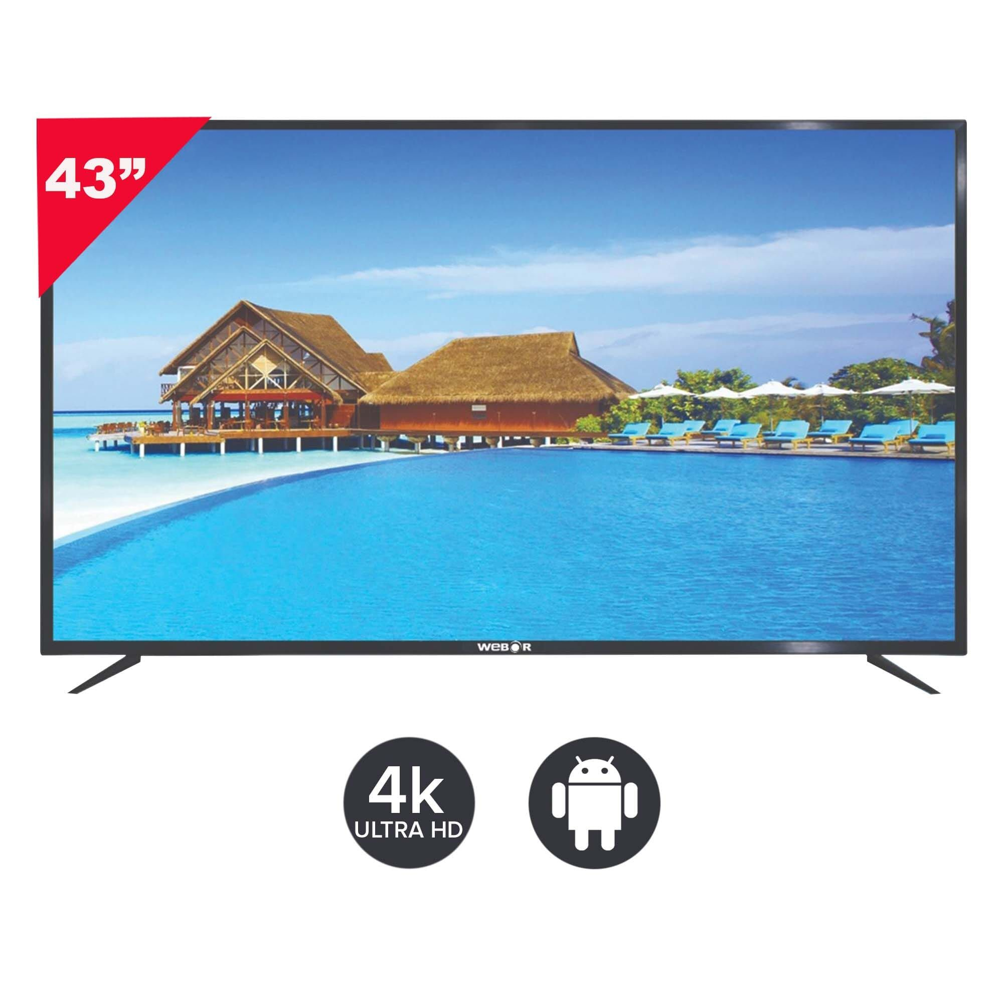 Webor E43A71B 43" 4K UHD Cinematic Television