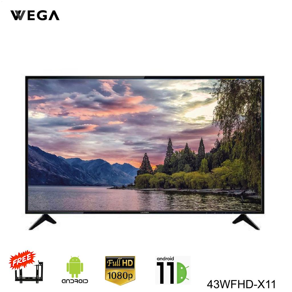 Wega 43WFHD-F11 TV - Full HD Smart Android Tv 1GB/8GB ROM