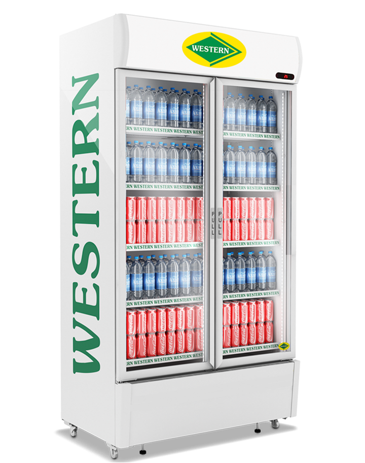 Western Visi Cooler  805 Ltrs  2 Door Chiller SRC950-GL