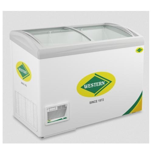 Western Curved Glass Top Deep Freezer 316 Litres WHF325GC