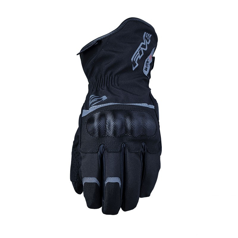 FIVE WFX 4 WP Black Women Gloves with Knuckle Protection for Motorcycle/Scooter
