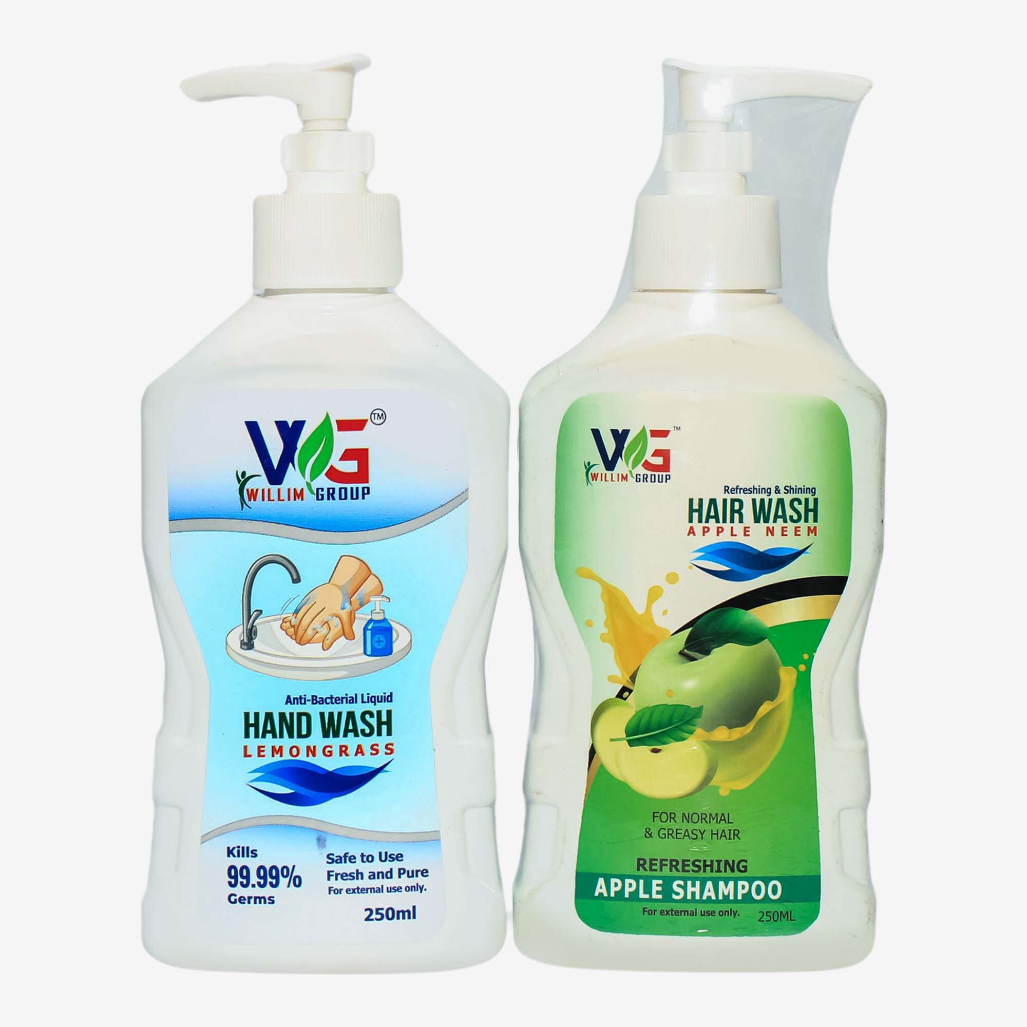 Willim Group Hand Wash And Hair Wash Combo Pack 500ml