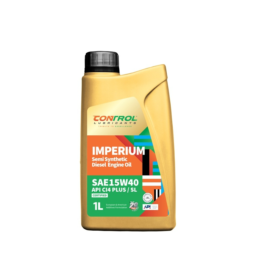 Control Imperium SAE 15W40 API SL CI4 PLUS Semi Synthetic Heavy Duty Diesel Engine Oil 1 Ltr