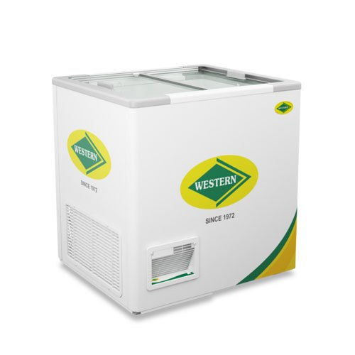 Western WHD250G-HC 230 Litre Flat Glass Top Deep Freezer 230 Litre