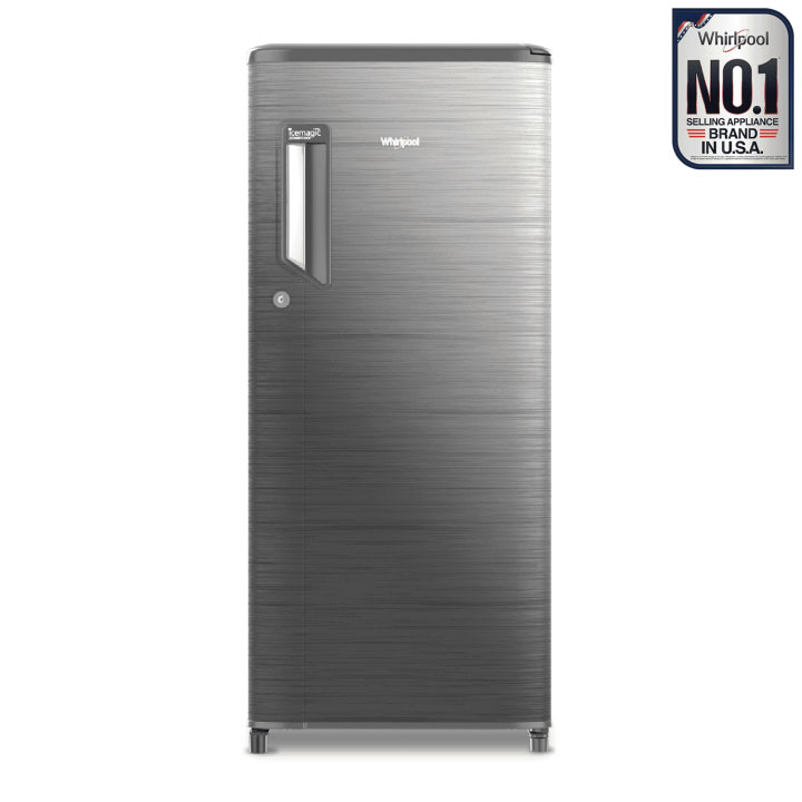 Whirlpool 205 Indesit ROY 3s Lumia Steel LTR 81015 Direct Cool Single Door Refrigerator 190L