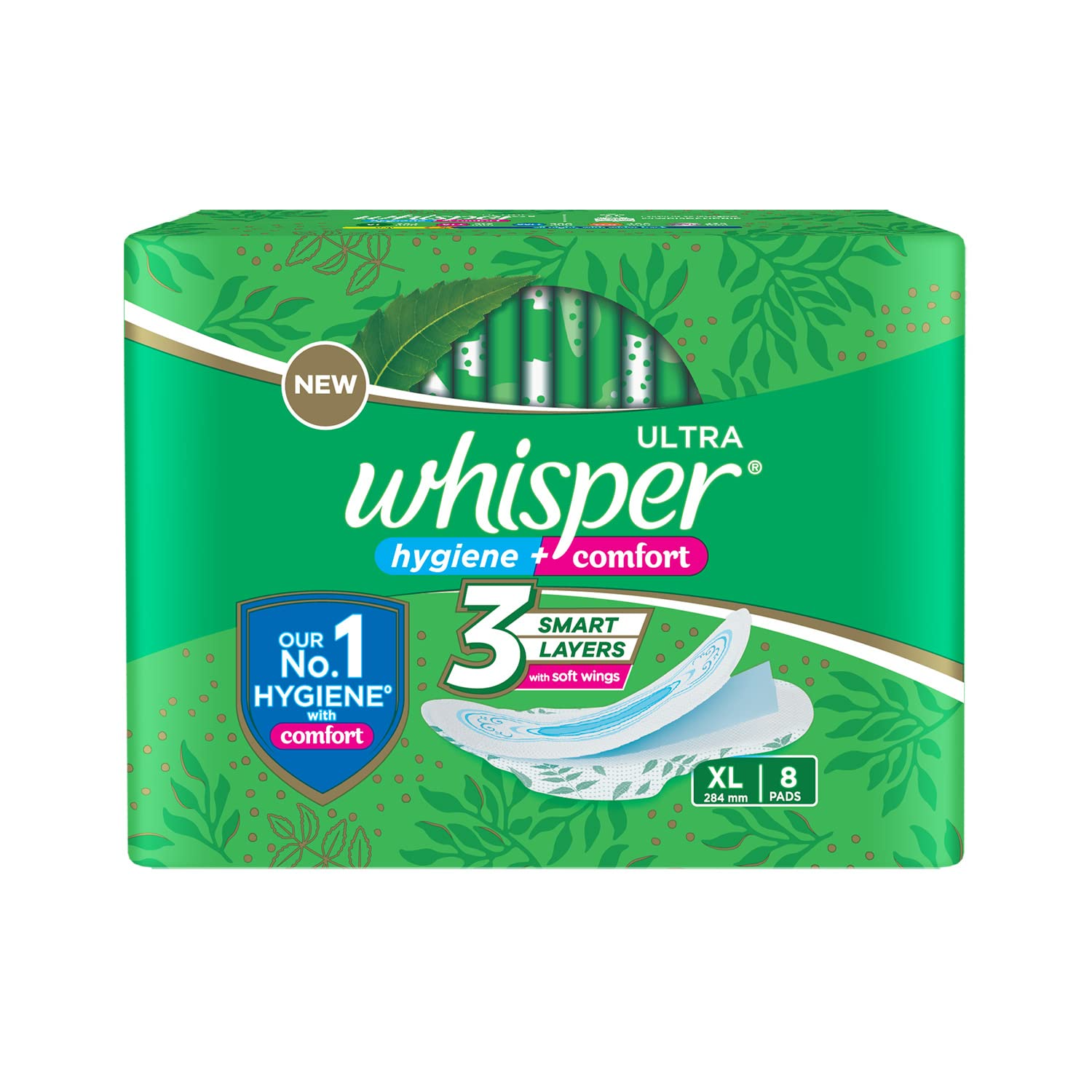 Whisper Ultra Clean XL 8's