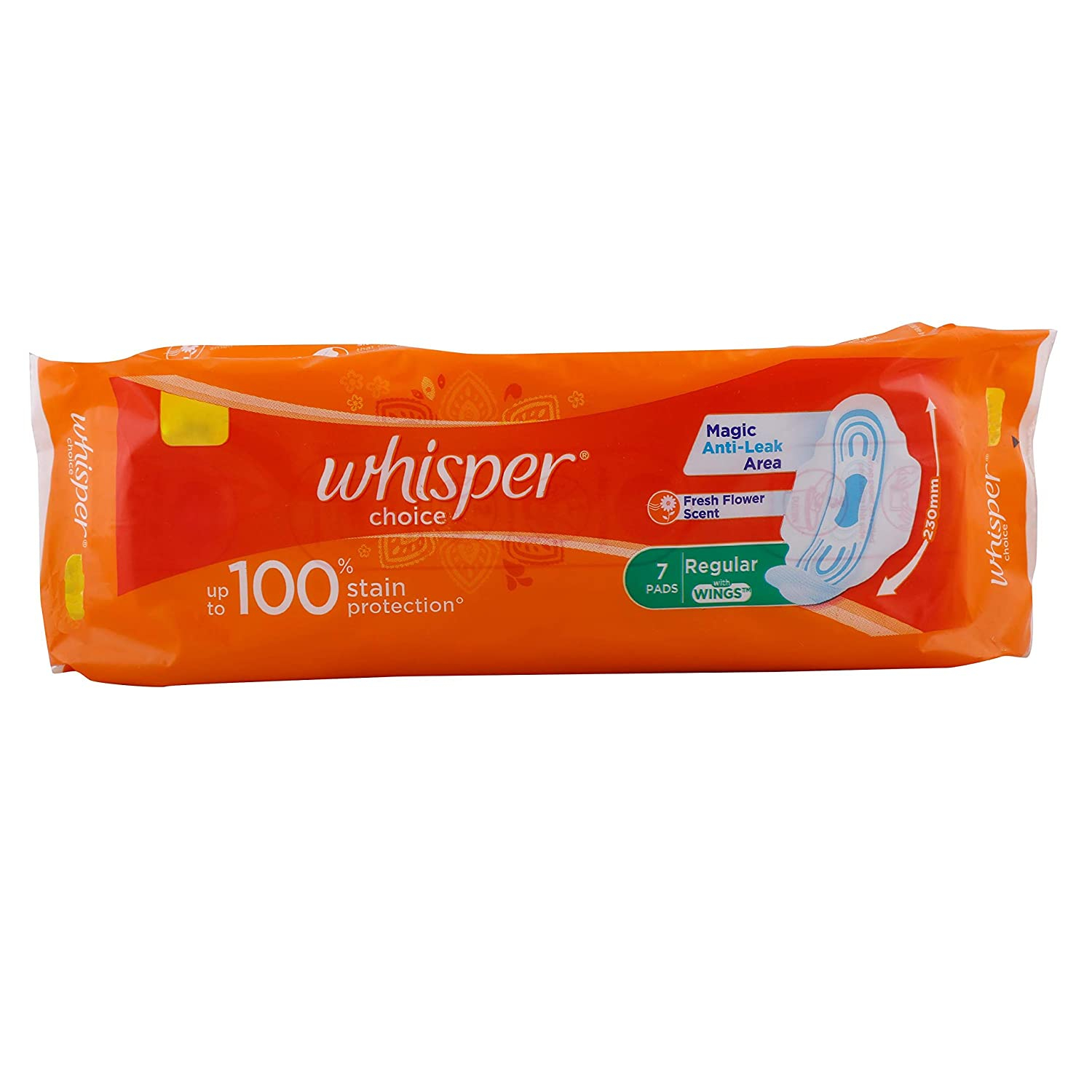 Whisper Choice Regular Wings 7 Pads