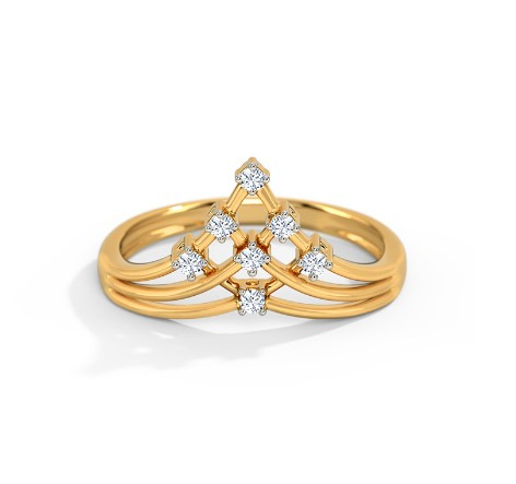 White feather's Alosha Glow Diamond Ring for Women