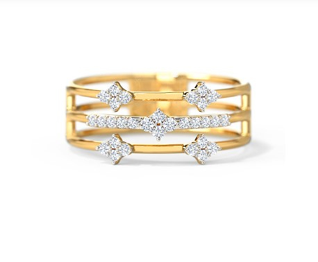 White feather's Ashley Splendid Diamond Band for Women