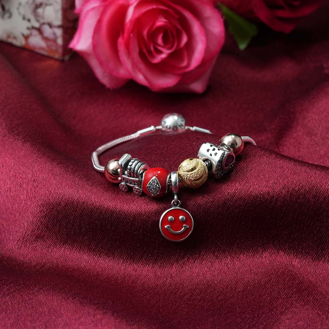 White Feathers Silver Pandora Bracelet for Women